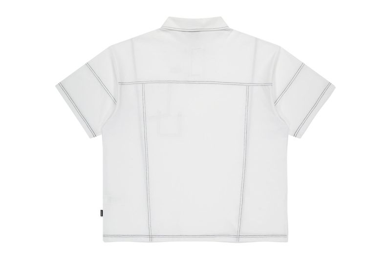 DOUBLE POCKET STITCH PIQUE SHIRT