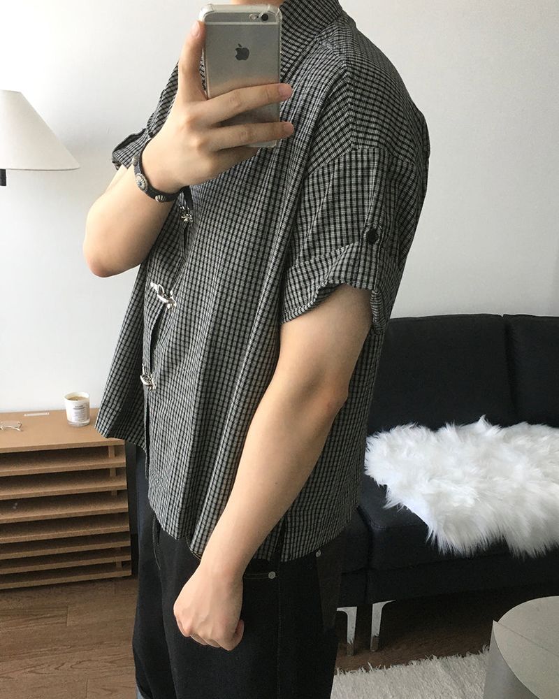 Buckcle Short Sleeve Shirt