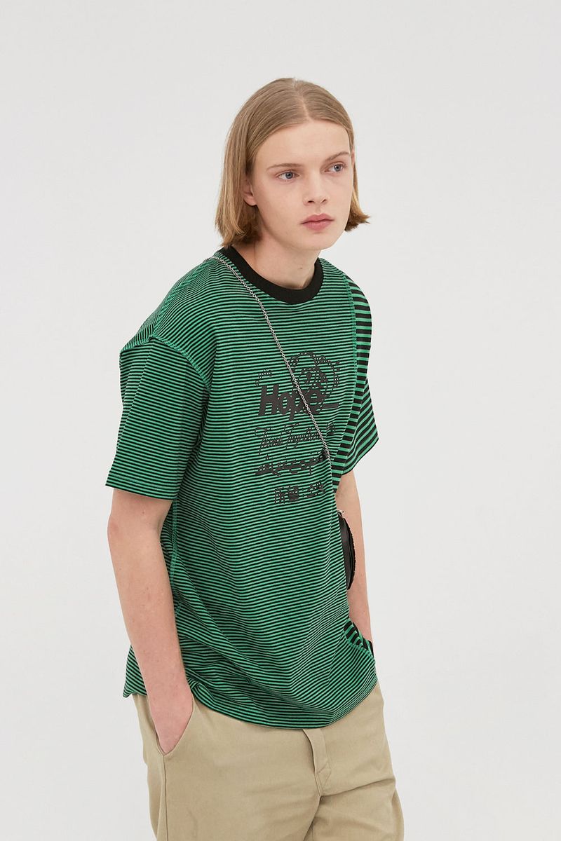 APIECEOFCAKE（ピースオブケイク）の「Hope Language Tee_Stripe（Tops）」