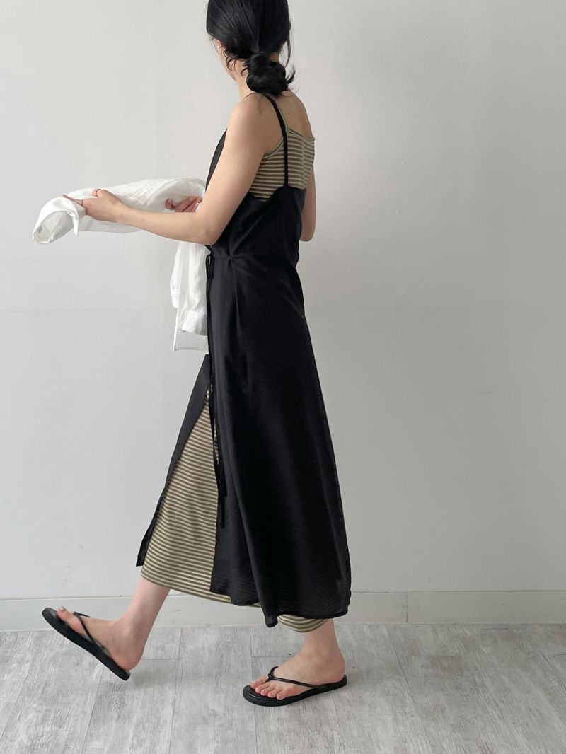 Mochi Tencel Layered Long Bustier