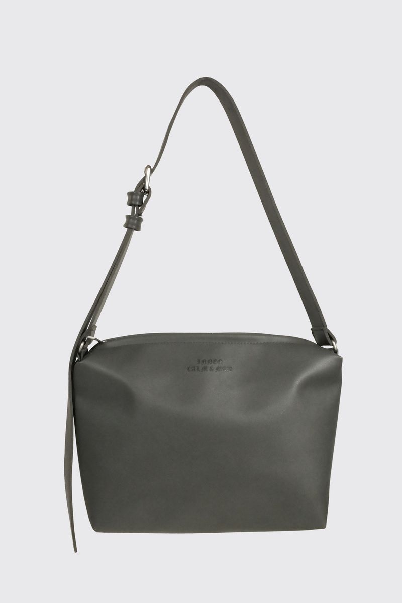 Chunky Buckle Standard Bag gray