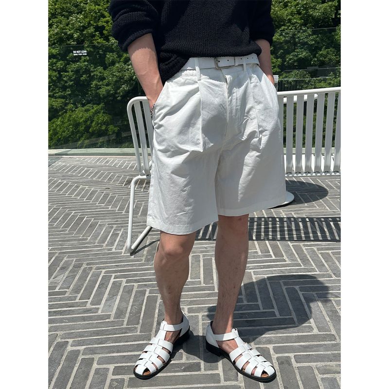[S/S] Bio pin tuck bermuda pants(5color)