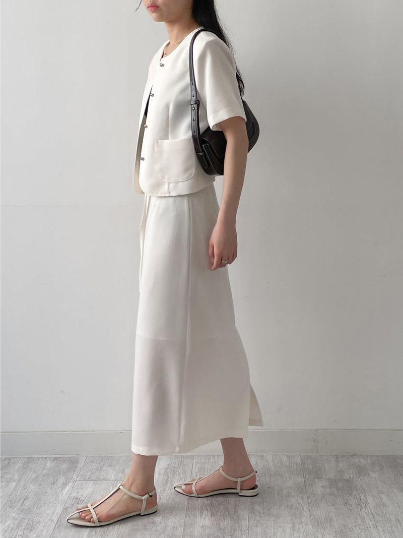 Lara Tweed Short Sleeve Jacket