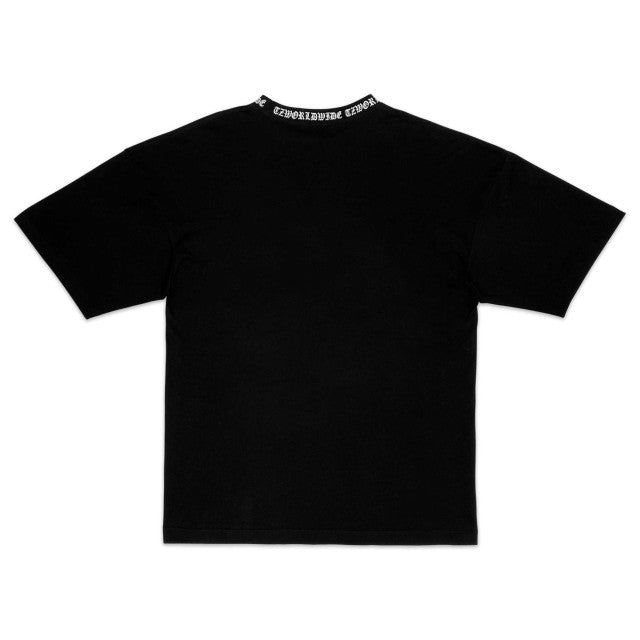 TZ RIB OVERSIZED TEE BLACK