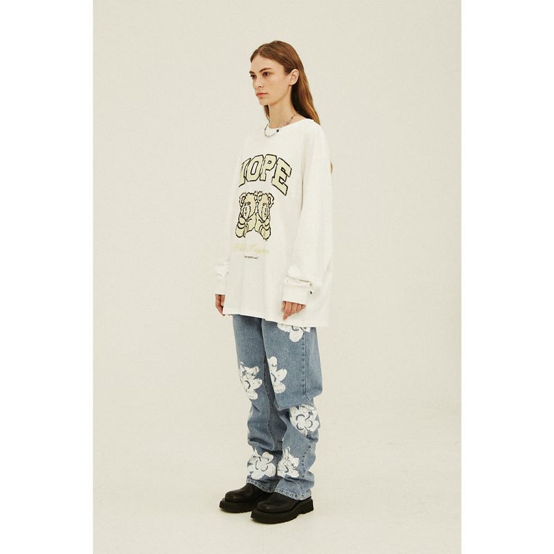 HTT Crack L/S Tee_White