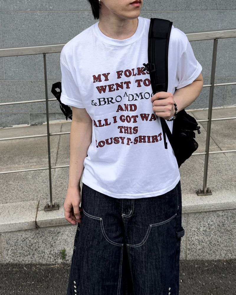 Broden Lettering Printed Short Sleeve