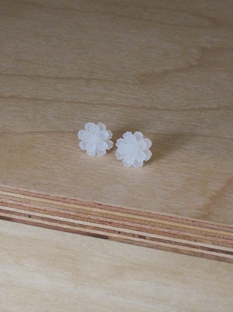[925 Silver] Lotus Earrings
