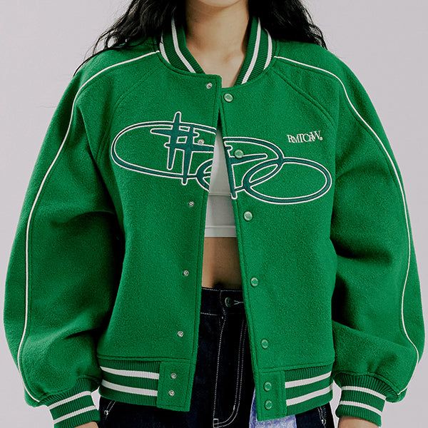ROMANTIC CROWN(ロマンティッククラウン)の「CASENTINO WOOL VARSITY JACKET(Jackets/Outerwear)」