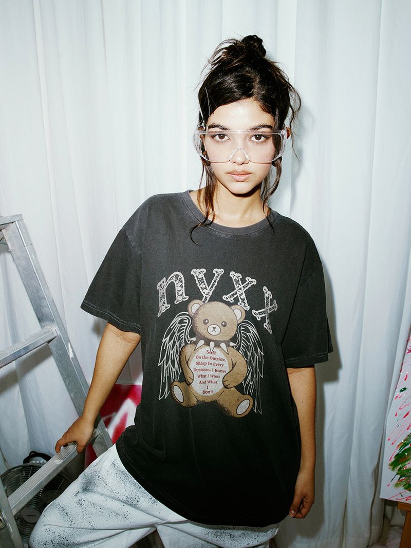 ANGEL BEAR TEE CHARCOAL