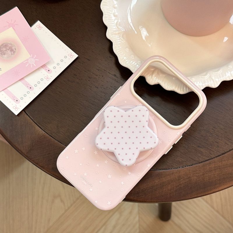 Pink Star Magnetic iPhone Case