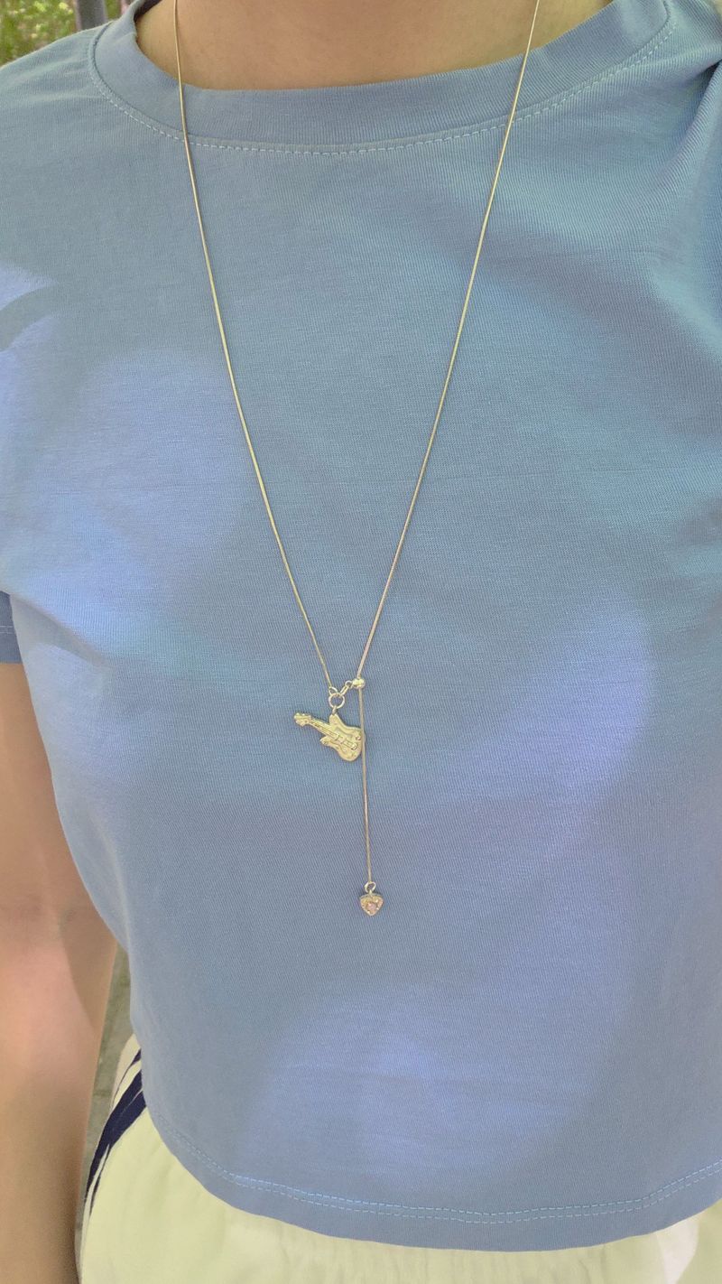 【MADE】 My guitar Necklace - Long
