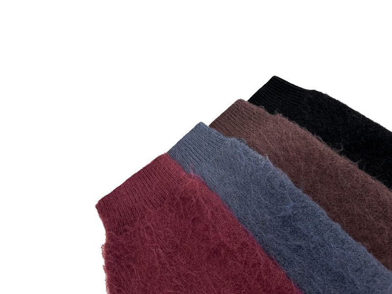 Ruby Mohair Hood Knit