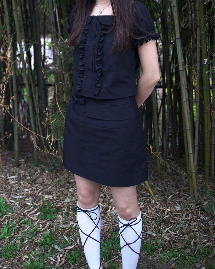 Petal Angelring Skirt (Black)