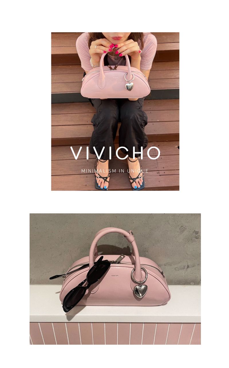 VIVICHO SILVER HEART KEYRING