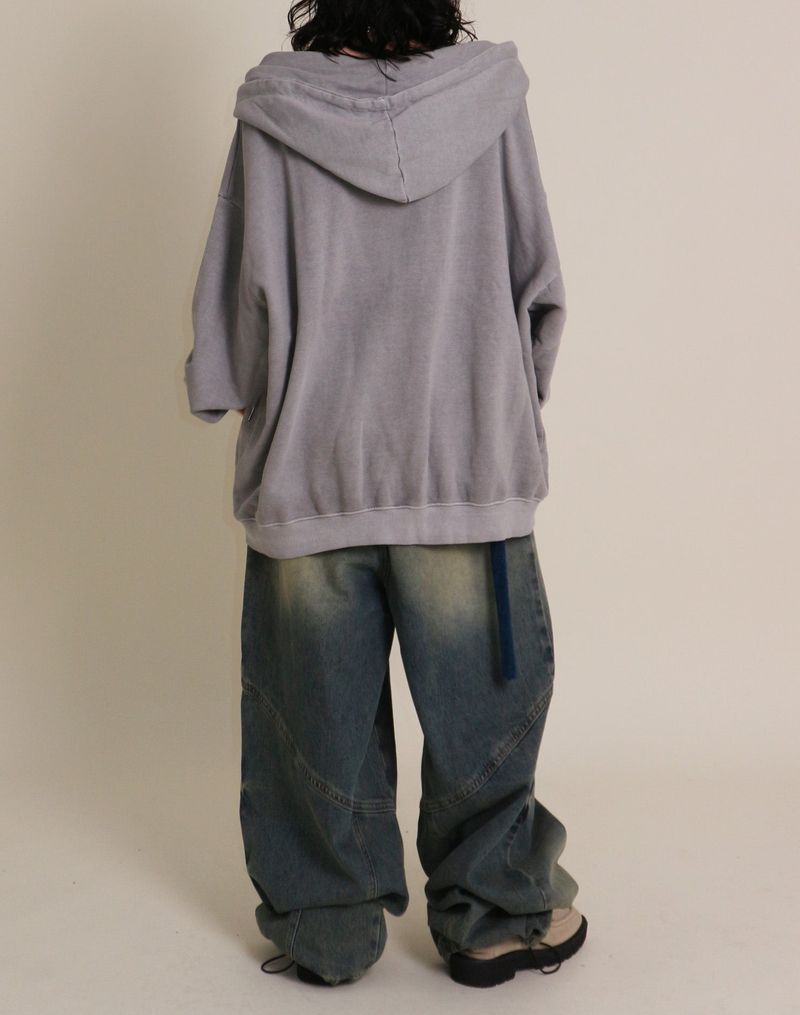 (For men and women) RT Pigment Two-Way Hood Zip-Up