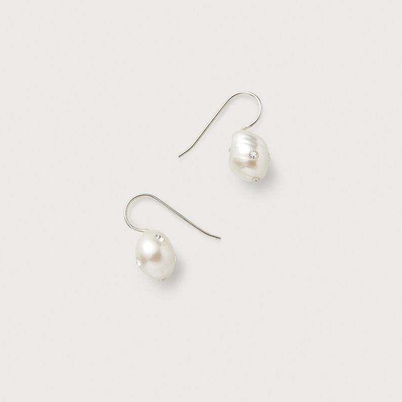 Irregular Polkadots Hook Earrings