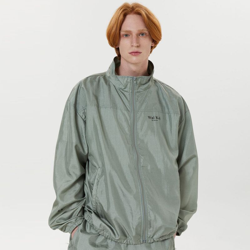 Nylon track jacket