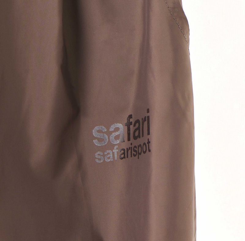 BASIC SAFARI POLY SKIRT (BROWN)