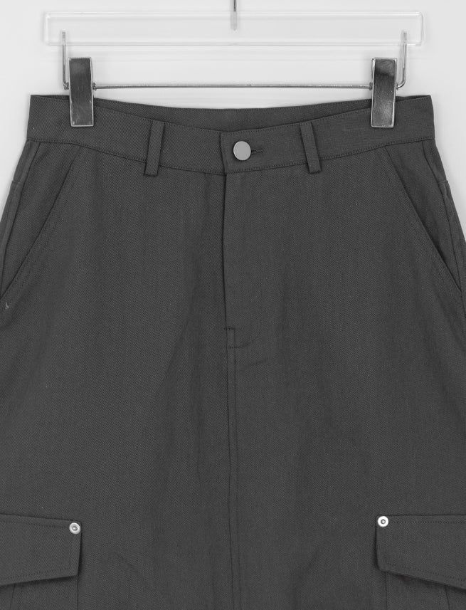 Ferns Cargo Cotton Long Skirt