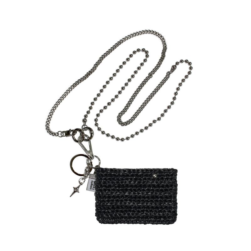 empty room（エンプティールーム）の「button card wallet (black)（Smartphone Accessories）」
