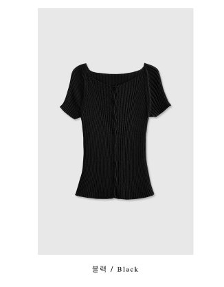 Loop Cooling Short Sleeve Knit Cardigan / 4 colors