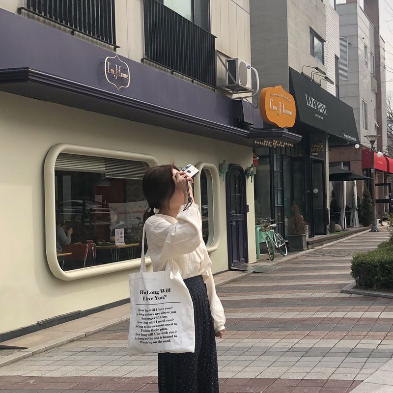 Lettering eco bag