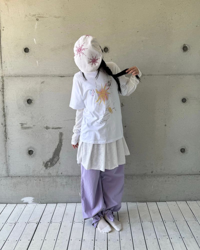 Color Button Pants
