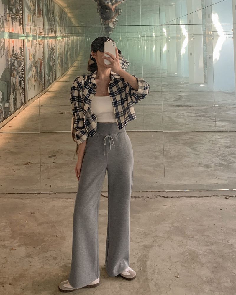 Dooby string banding pants