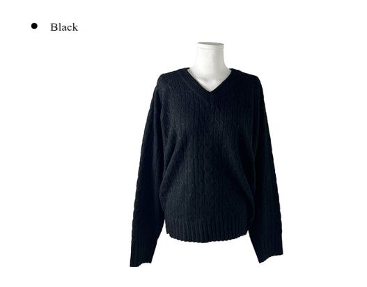 Withy Cable Loose Fit Long Sleeve Knit
