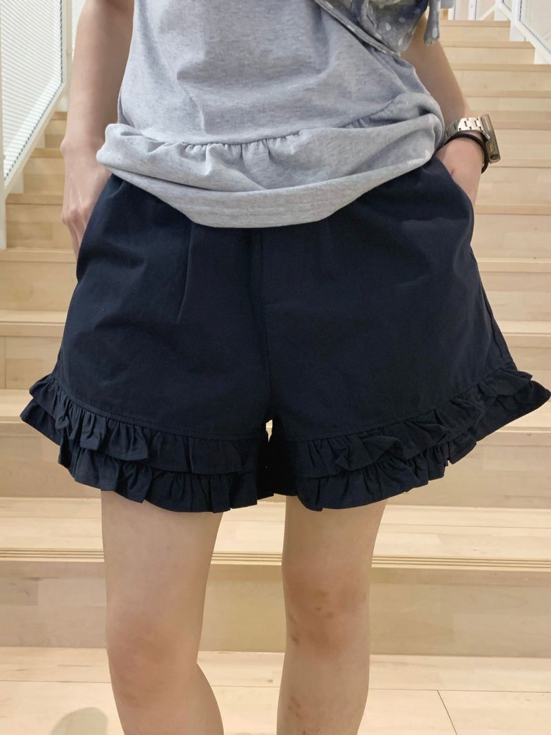 fomfom frill banding shorts (4c)