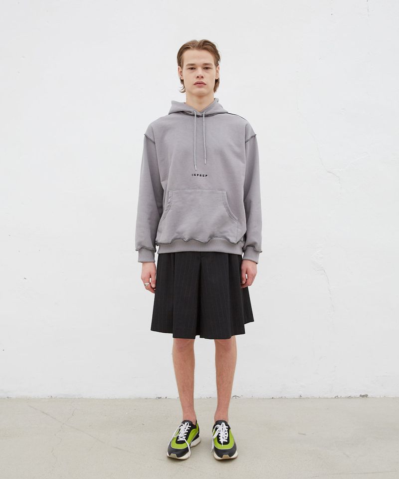 OVERLOCK STITCH HOODIE (2 COLORS)