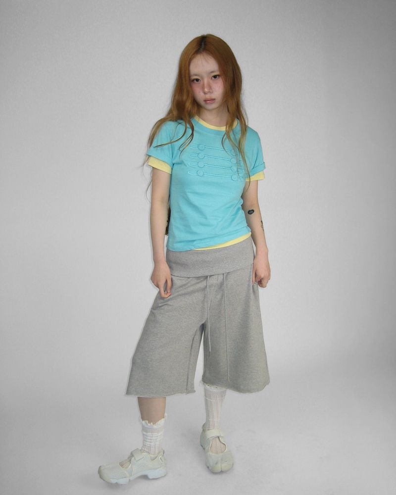 SLOW FOLDING BERMUDA PANTS