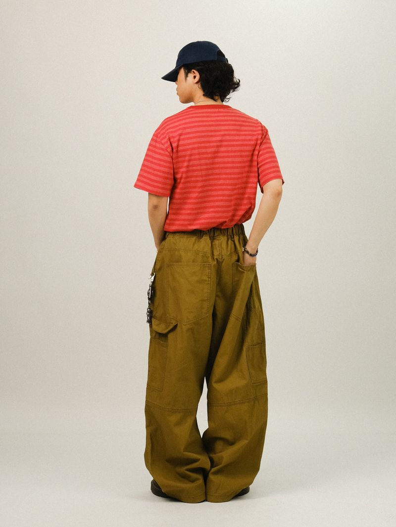 EN Rip-stop Carpenter Banding Parachute Pants