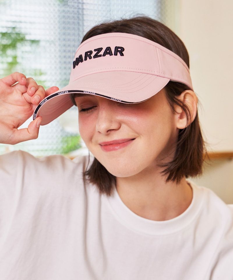VARZAR(バザール)の「サンドイッチバイザーサンキャップ(帽子)」