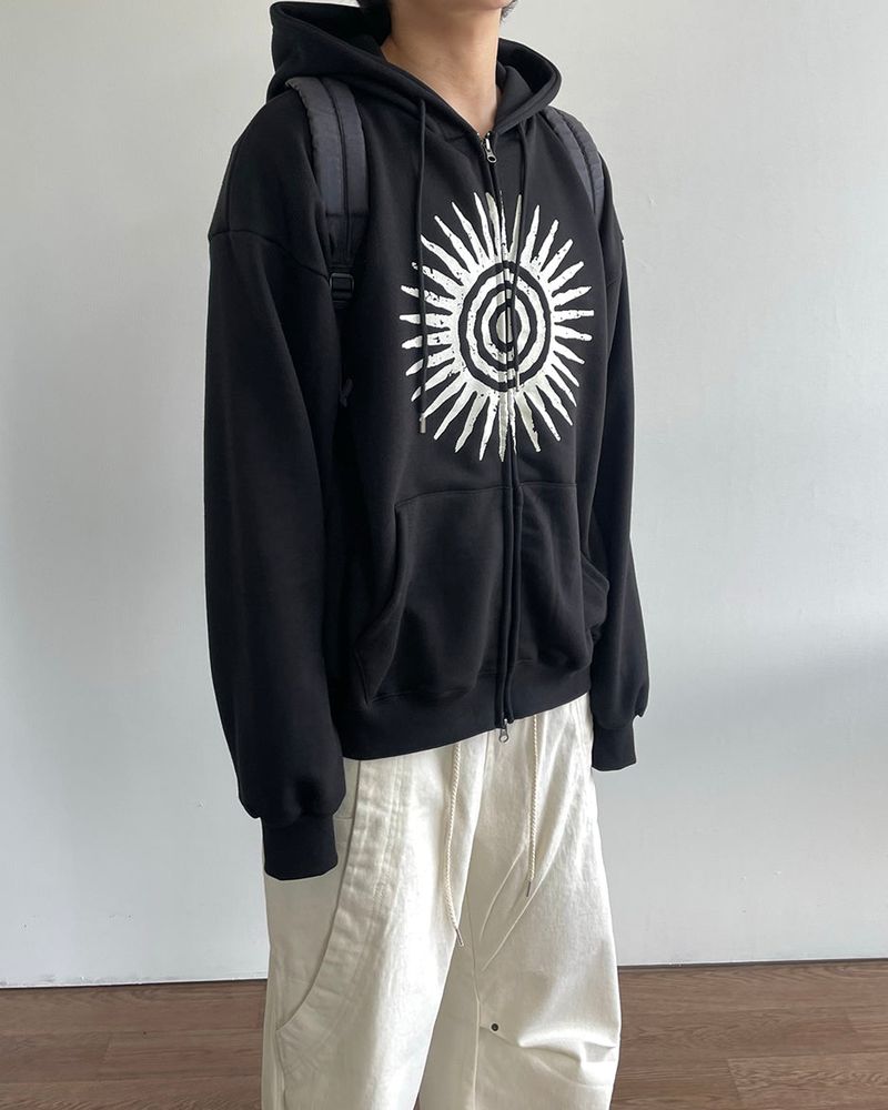 IDF（アイディーエフ）の「Sols Printed Hoodie Zip-up（Tops）」