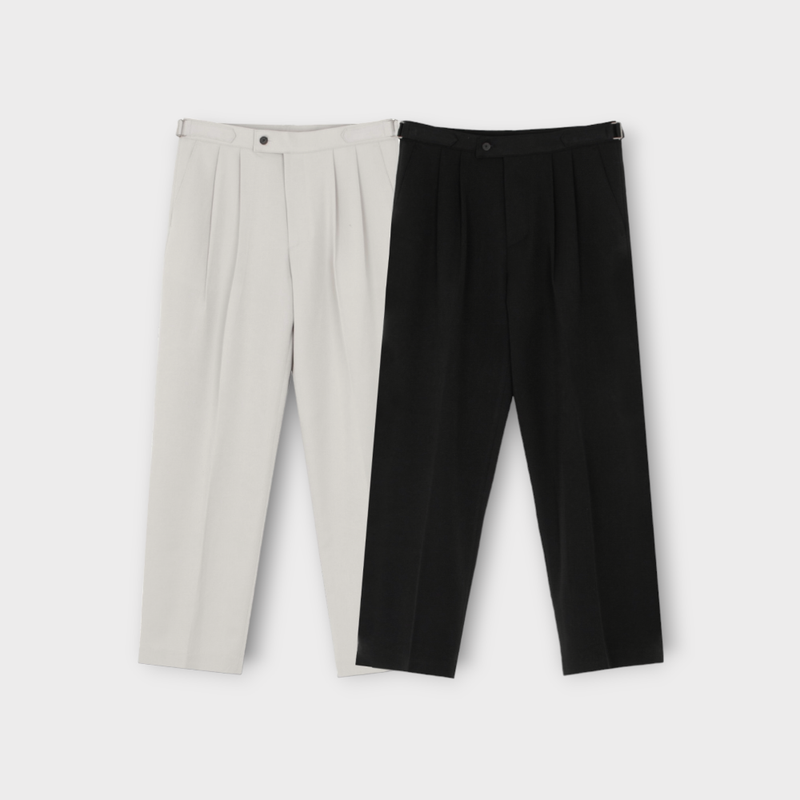 Never Free Belt Slacks (2color)