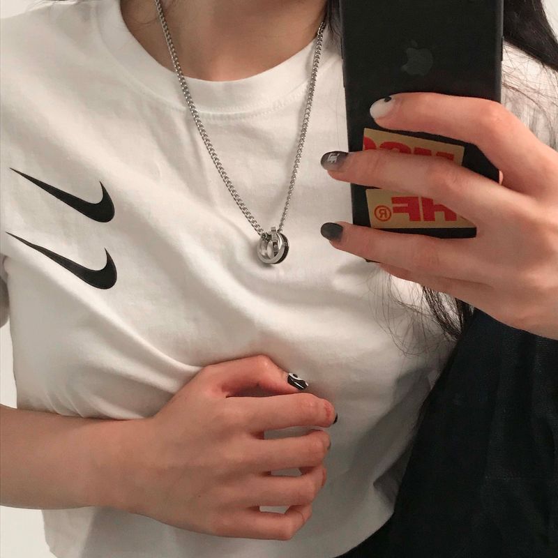 bold ring necklace