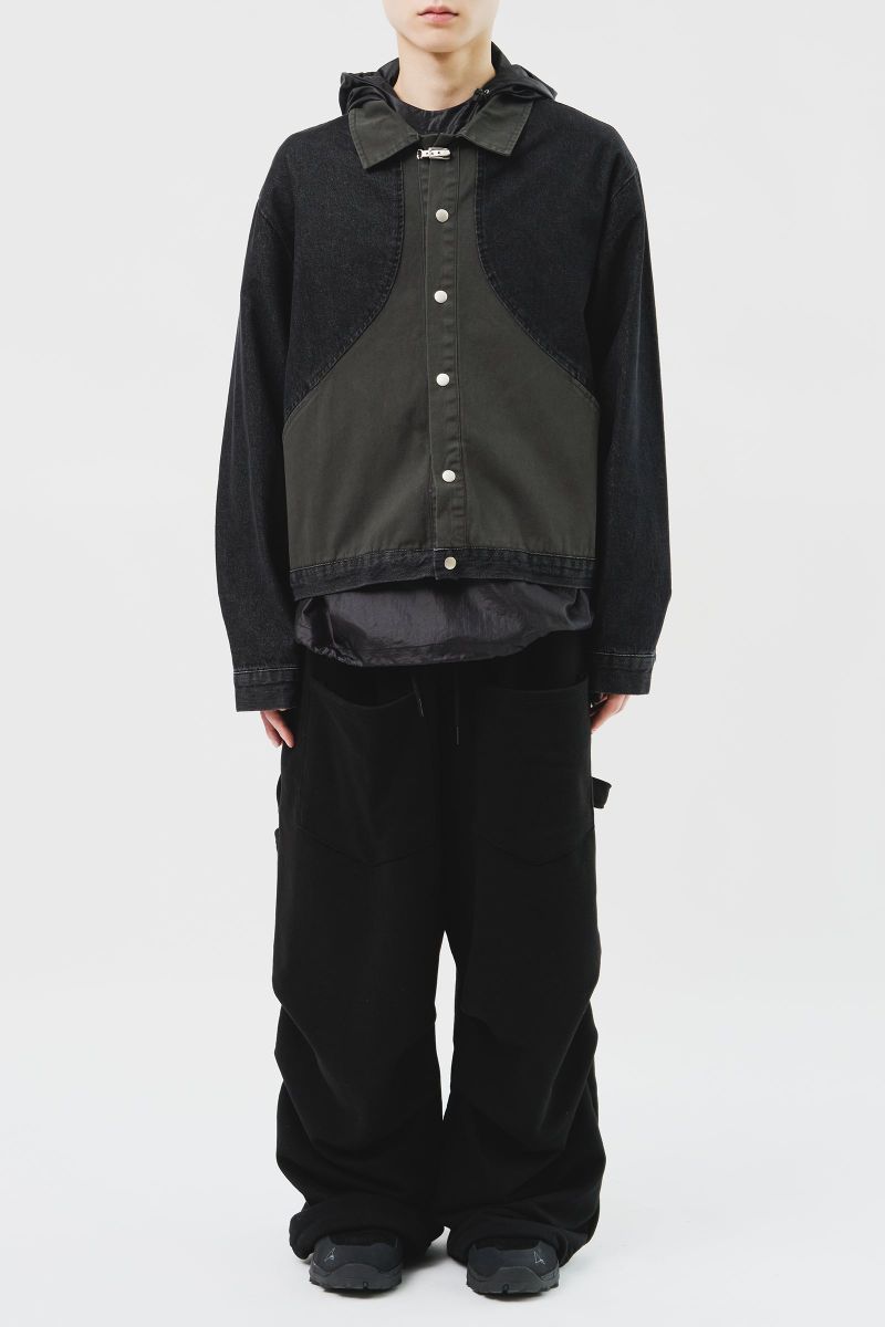 Moss Color Denim Jacket (2color)