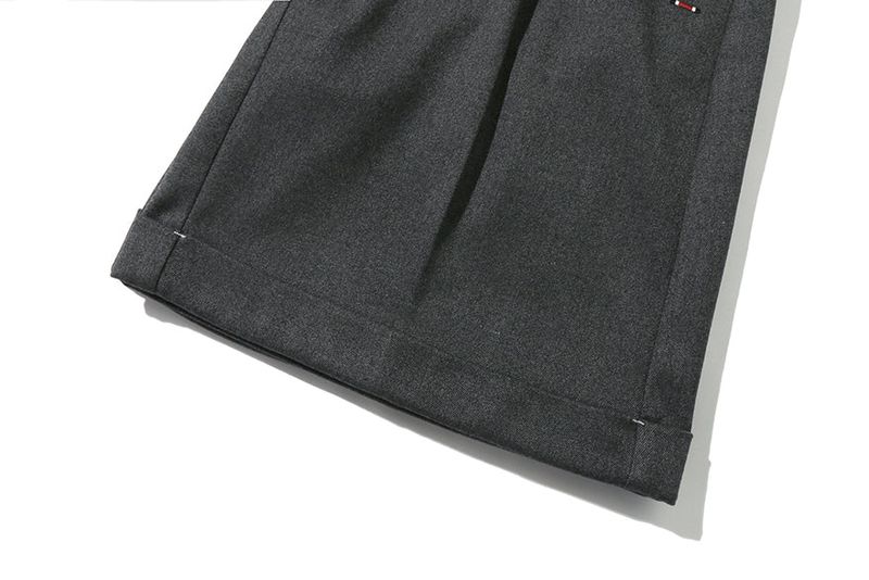 WIDE BERMUDA PANTS_GREY