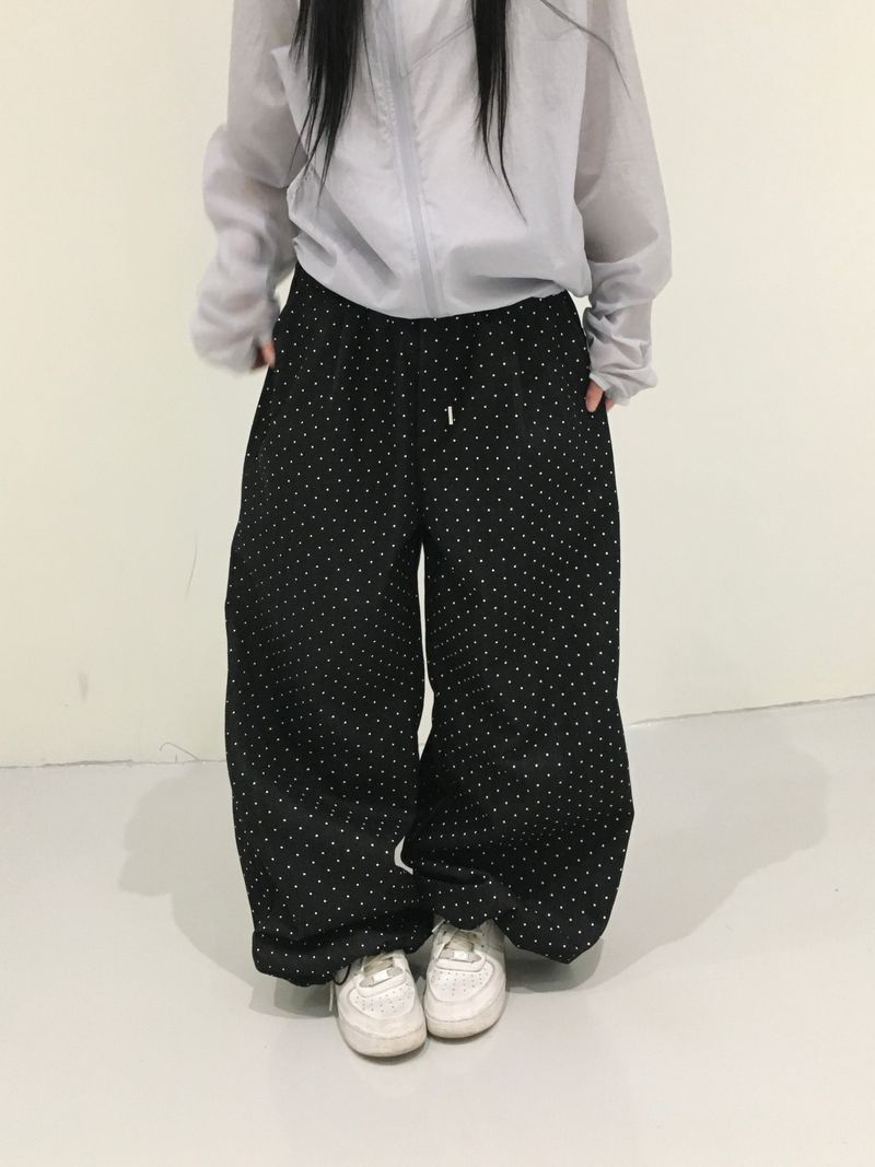 [Ritcore MADE] Mini Dot Wide Denim Pants (2c)