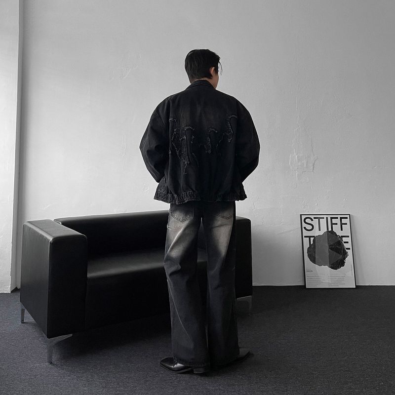 DV Backrovan Black Blue Vintage Jacket