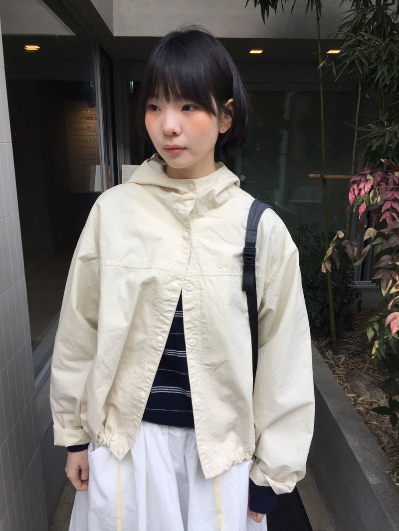 Camden Drawstring Hooded Jacket (2color)