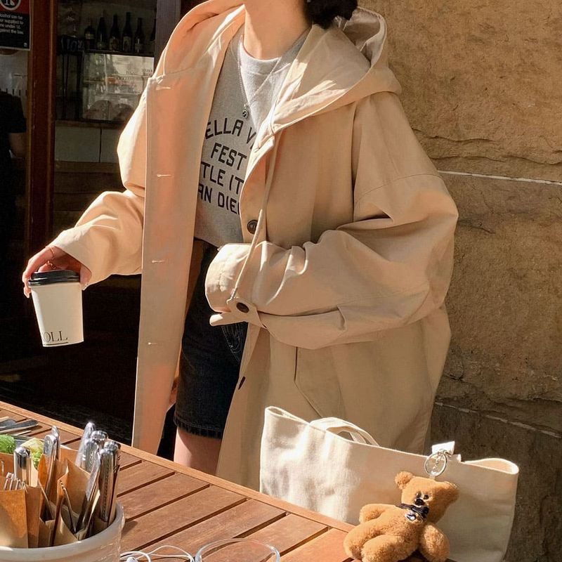 [BELLIDE MADE] half Trench jacket