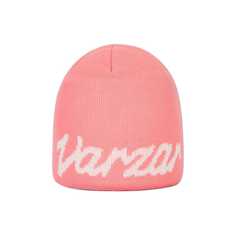 New Wave Varzar Jacquard Beanie Pink