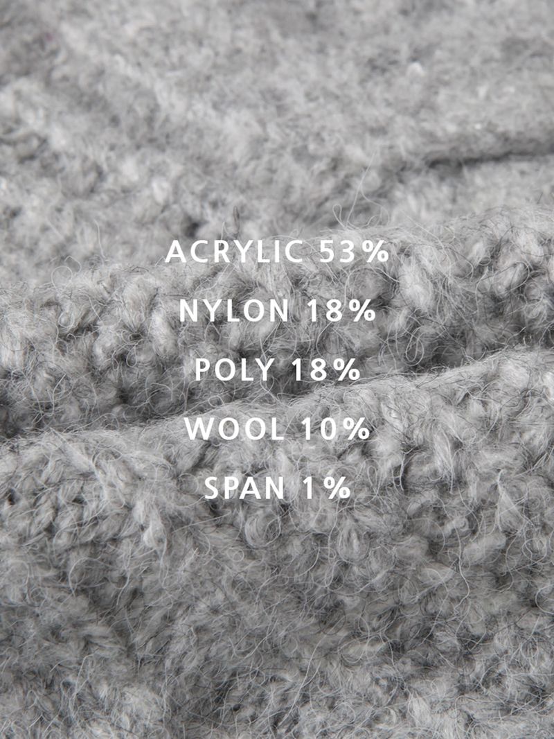 Ether Heavy Wool Knit Hooded Zip-Up (4 Colors)
