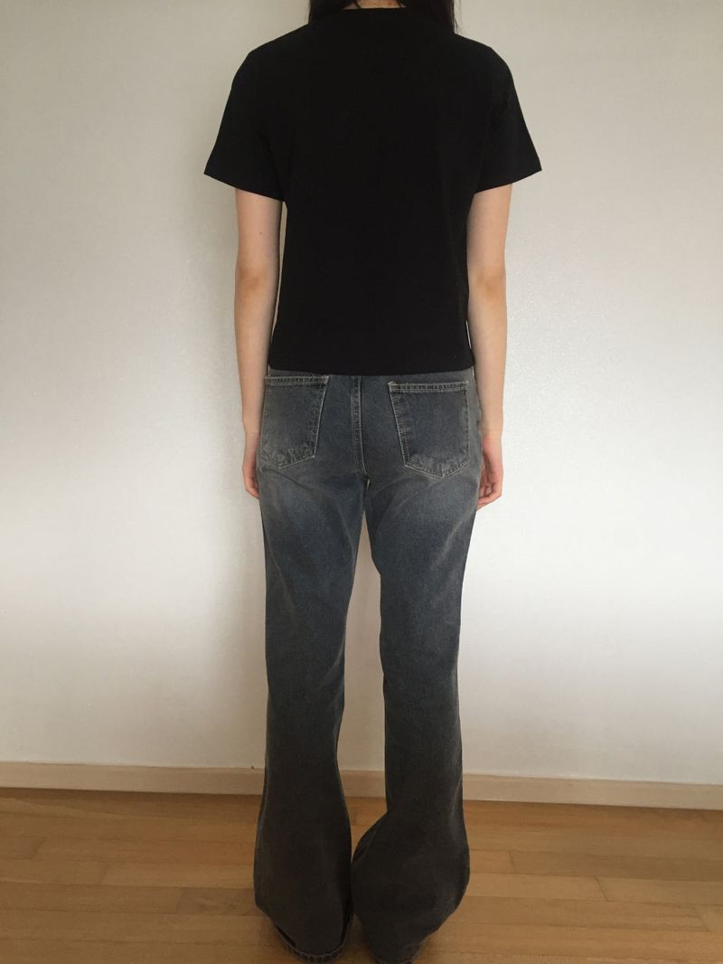 Grashy Bootcut Denim Pants
