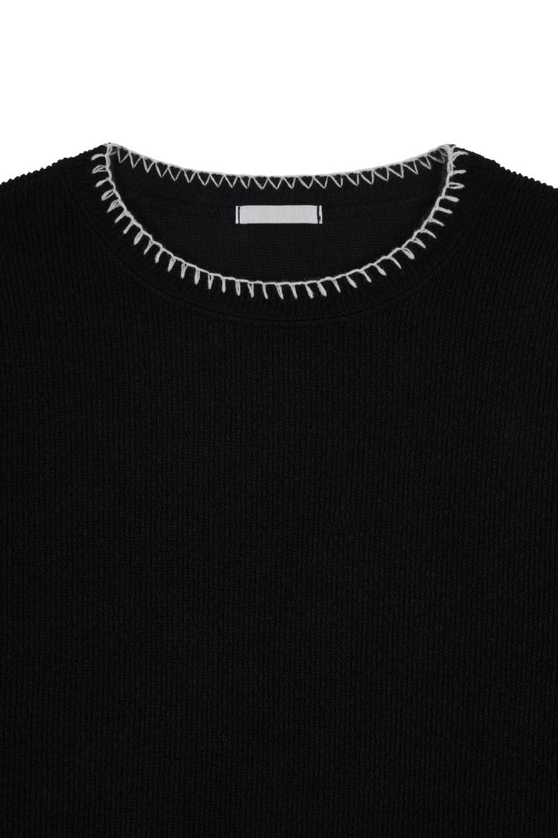 Ruff stitch knitwear