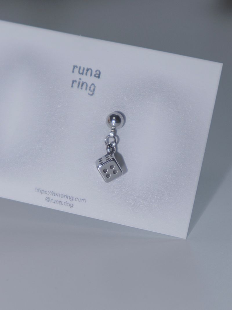 mini dice piercing