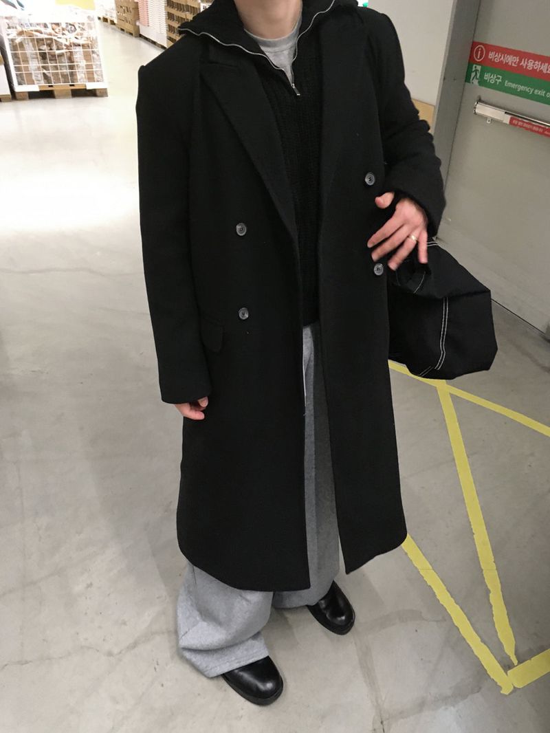 No.1508 H wool20 double COAT