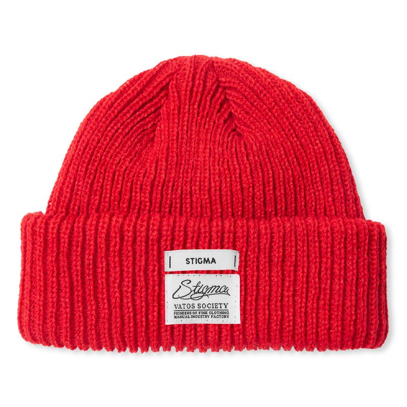 ML BEANIE BLACK / KHAKI / RED
